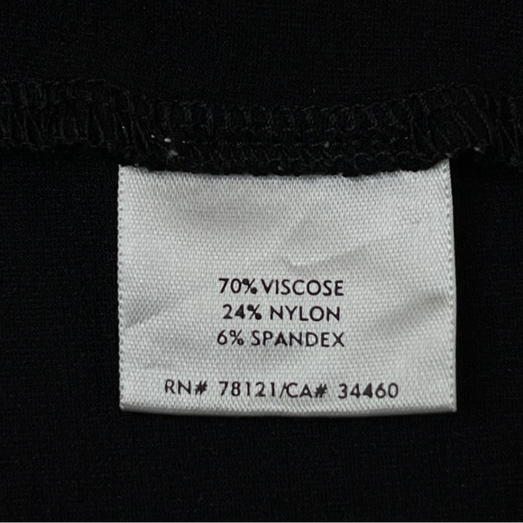 Vintage Eileen Fisher Black Knit Skirt Size Small - Picture 10 of 11